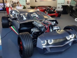 Старый суперкар Lamborghini превратили в безумный хот-род
