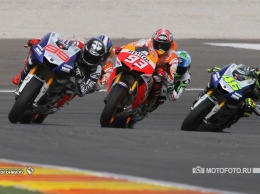 MotoGP: Педроса и Маркес против Лоренцо - их схватка в Валенсии началась в 2013 году