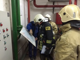 В крупном торгово-развлекательном центре Симферополя пожарные провели учения