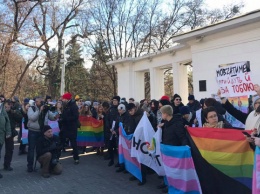 В Киеве разогнали митинг трансгендеров