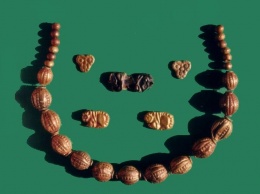 Археологи Полтавщины показали золотые украшения, найденные в кургане (фото)