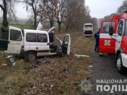 Во Львовской столкнулись легковушка и автобус: есть жертва