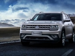 В Китае тестируюит новое кросс-купе Volkswagen Teramont