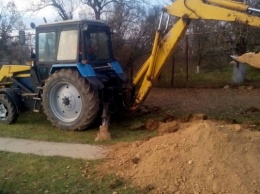 В Белозерском районе начался ремонт системы водоснабжения