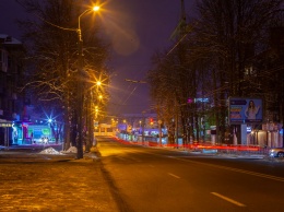 Космический Днепр: как ночью выглядит улица Титова