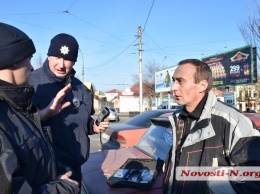 В центре Николаева пьяный водитель на «Жигулях» совершил 2 ДТП и пытался скрыться