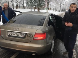 Под Ивано-Франковском водитель на российских номерах избил участника АТО