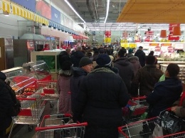 "Пелингасовая лихорадка" в супермаркете Бердянска