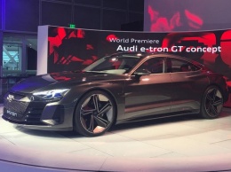 Электрокар Audi e-tron GT показали вживую: полный привод, 590 л. с., запас хода 400 км