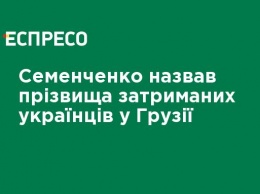 Семенченко назвал фамилии задержанных украинцев в Грузии