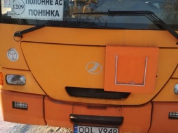 В Украине засняли необычную маршрутку на еврономерах