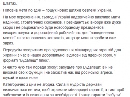 "Президентские выборы уже очень скоро". Тимошенко улетела в США и запостила фото из самолета