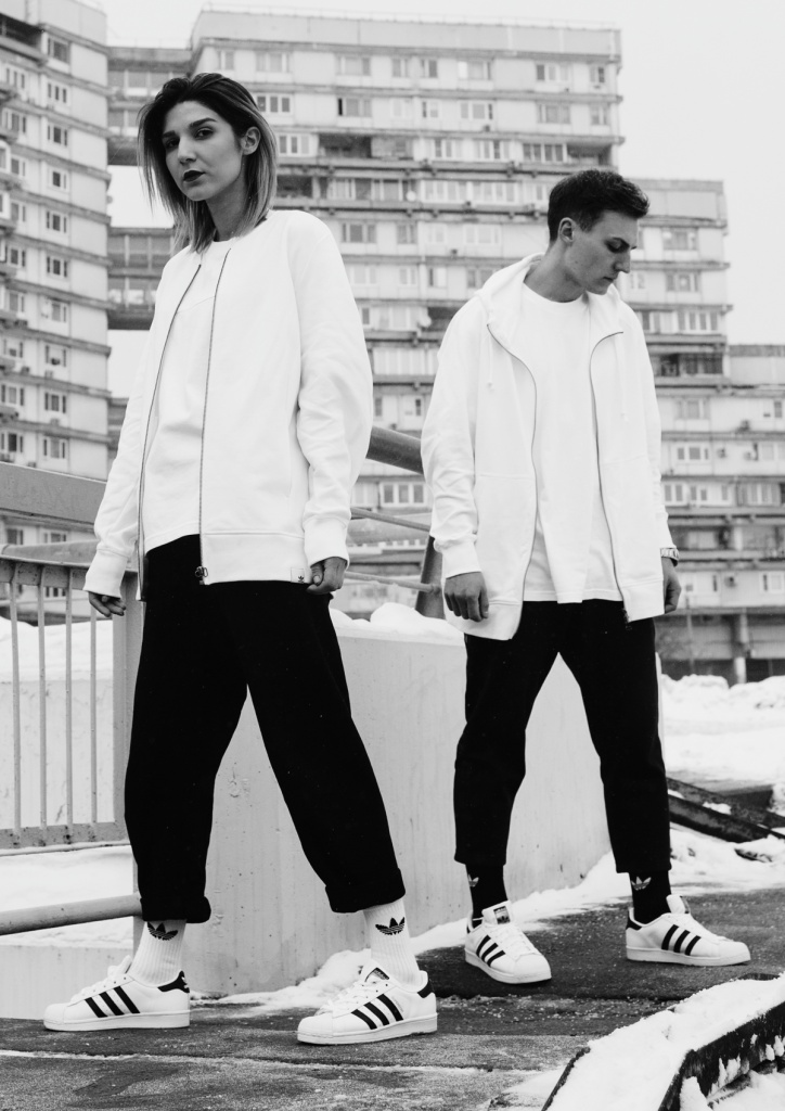 Александра Бортич и Мезза в новой рекламной кампании adidas Originals