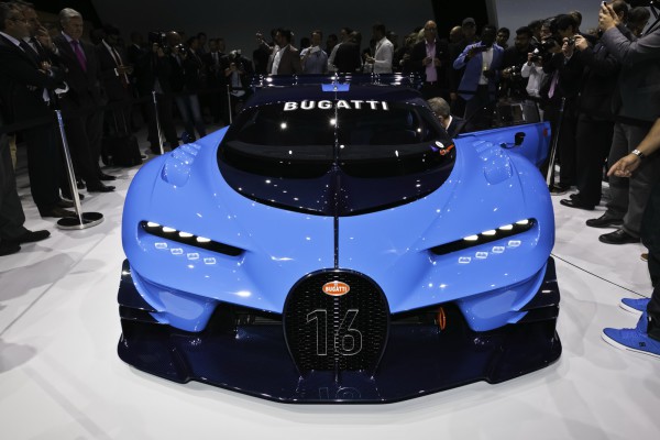 Франкфурт2015 | Виртуальный Bugatti Vision Gran Turismo в "металле"