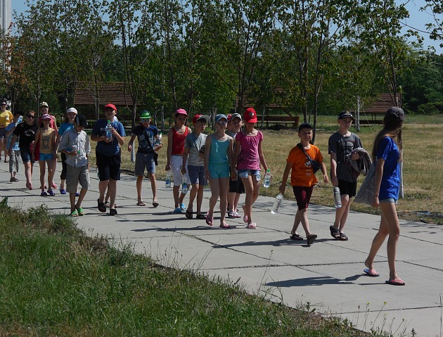 В Бердянске детский лагерь «Факел» одним из первых открыл сезон