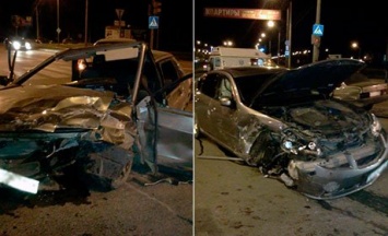 В ночном ДТП в Перми пострадали пять человек
