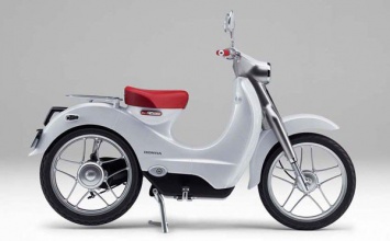 В Интернете показали электрические концепты Honda EV-Cub и Super Cub