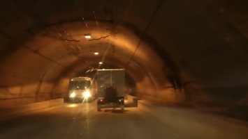 В алчевском тоннеле восстановили освещение