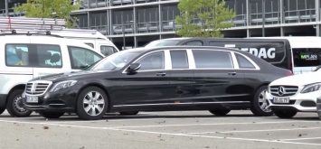 Mercedes-Maybach S600 Pullman заснят на видео в Германии