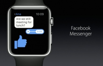 Facebook добавил в Messenger поддержку Apple Watch