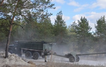 Отвод пушек Д-48 калибром 85 мм на Луганщине уже окончен