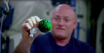 Эксперимент с антацидными пузырьками на борту МКС