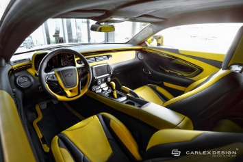 Chevrolet Camaro ZL1 получил эффектный интерьер от Carlex Design
