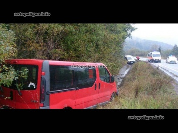 ДТП на Закарпатье: в столкновении Renault Trafic с Mercedes Vito пострадал человек. ФОТО