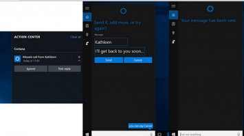 Windows 10 сможет отправлять SMS-сообщения