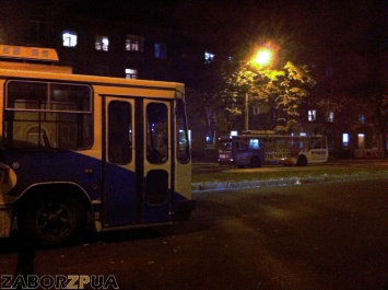 Вчера вечером в Запорожье парализовало движение электротранспорта