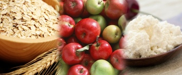 Диета из трех продуктов: овсянка + яблоки + творог