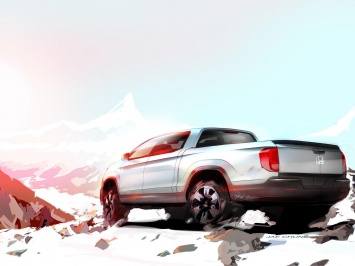 Концепт Honda Ridgeline Desert Truck отправляется на SEMA