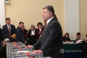 Порошенко сказал, за что проголосовал на местных выборах