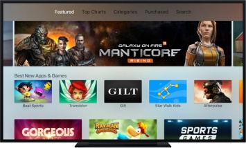 Обзор первых игр и приложений для новой Apple TV