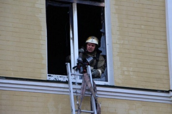В Киеве на территории детской больнице "Охматдет" произошел пожар
