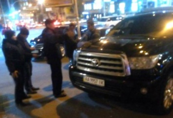 Полиция поймала машину Виталия Кличко на полосе общественного транспорта