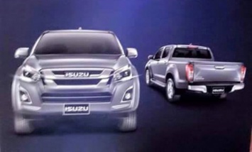 В Сети появились изображения обновленного пикапа Isuzu D-Max