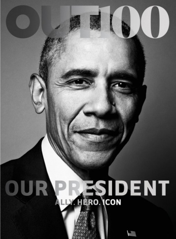 Обама стал первым президентом, снявшимся для ЛГБТ-издания