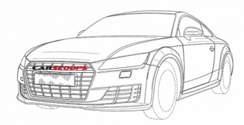 В Сети появились патентные изображения новой Audi TT RS