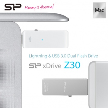 Silicon Power представила флеш-накопитель xDrive Z30 с интерфейсами Lightning и USB 3.0