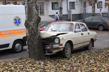 В Николаеве "Волга" врезалась в дерево: пострадали водитель и его 4-летняя пассажирка
