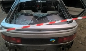 Под Киевом патрульная полиция в ходе погони со стрельбой задержала автомобиль, ранив пассажира