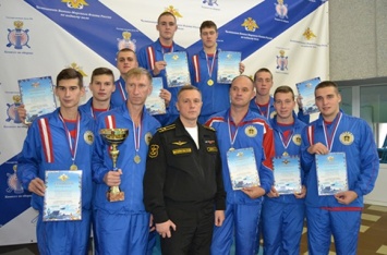 Сборная севастопольского Нахимовского училища стала первым чемпионом ВМФ России по водному поло