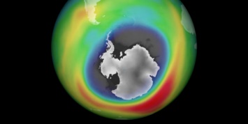 Озоновая дыра над Антарктидой выросла до размеров Северной Америки