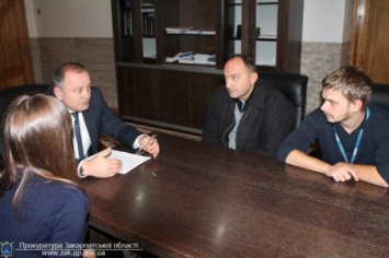 Прокурор Закарпатья встретился с представителями ОБСЕ
