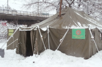 На въездах обустроят пункты обогрева для водителей