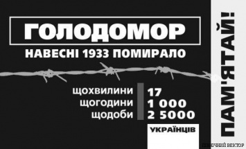 Сегодня в Украине почтят память жертв голодоморов 1921-1922 и 1946-1947 годов