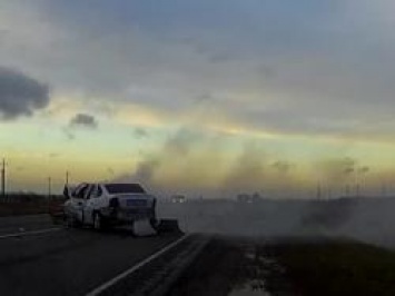 Полицейская погоня под Ставрополем (HA) закончилась страшной аварией. ВИДЕО