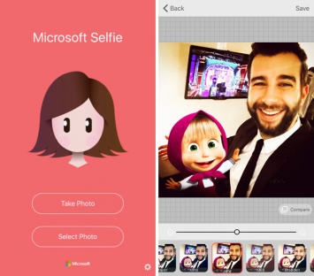 Microsoft выпустила новое приложение Selfie для iOS