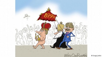 Карикатурист Елкин: В будущем я вижу Путина фараоном